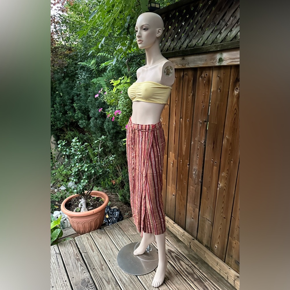 Wrap Around Skirt in Autumn Tones